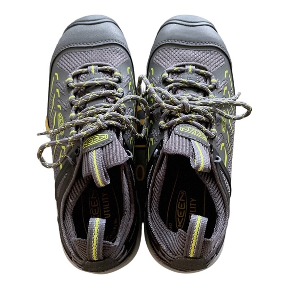 NWT KEEN Utility Flint II Sport Work Boots Carbon Fiber Toe Athletic Gray Black - Picture 4 of 14